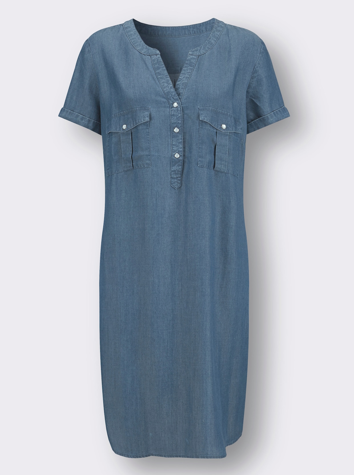 Jeanskleid - blue-bleached