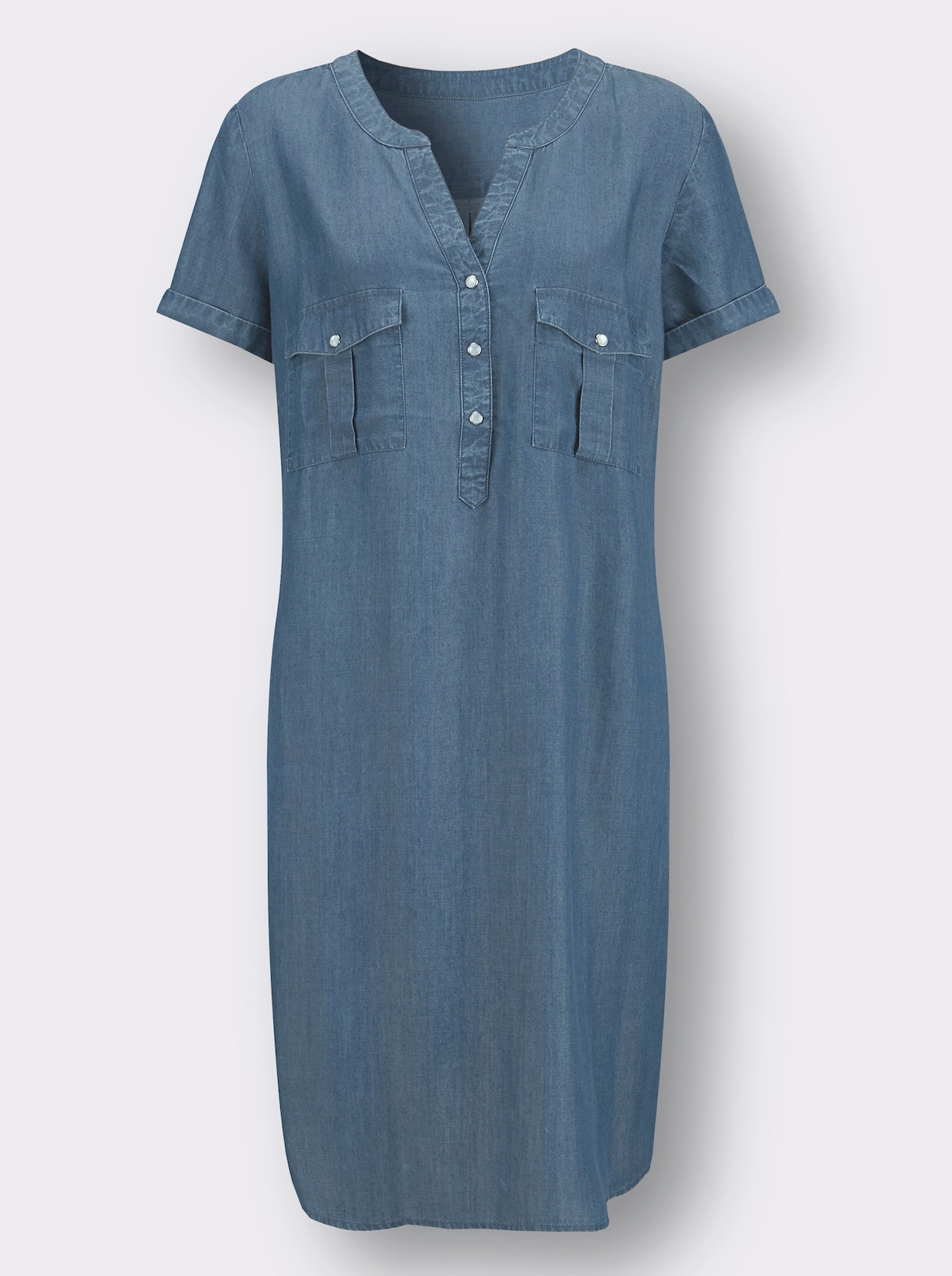 Jeans-Kleid - blue-bleached