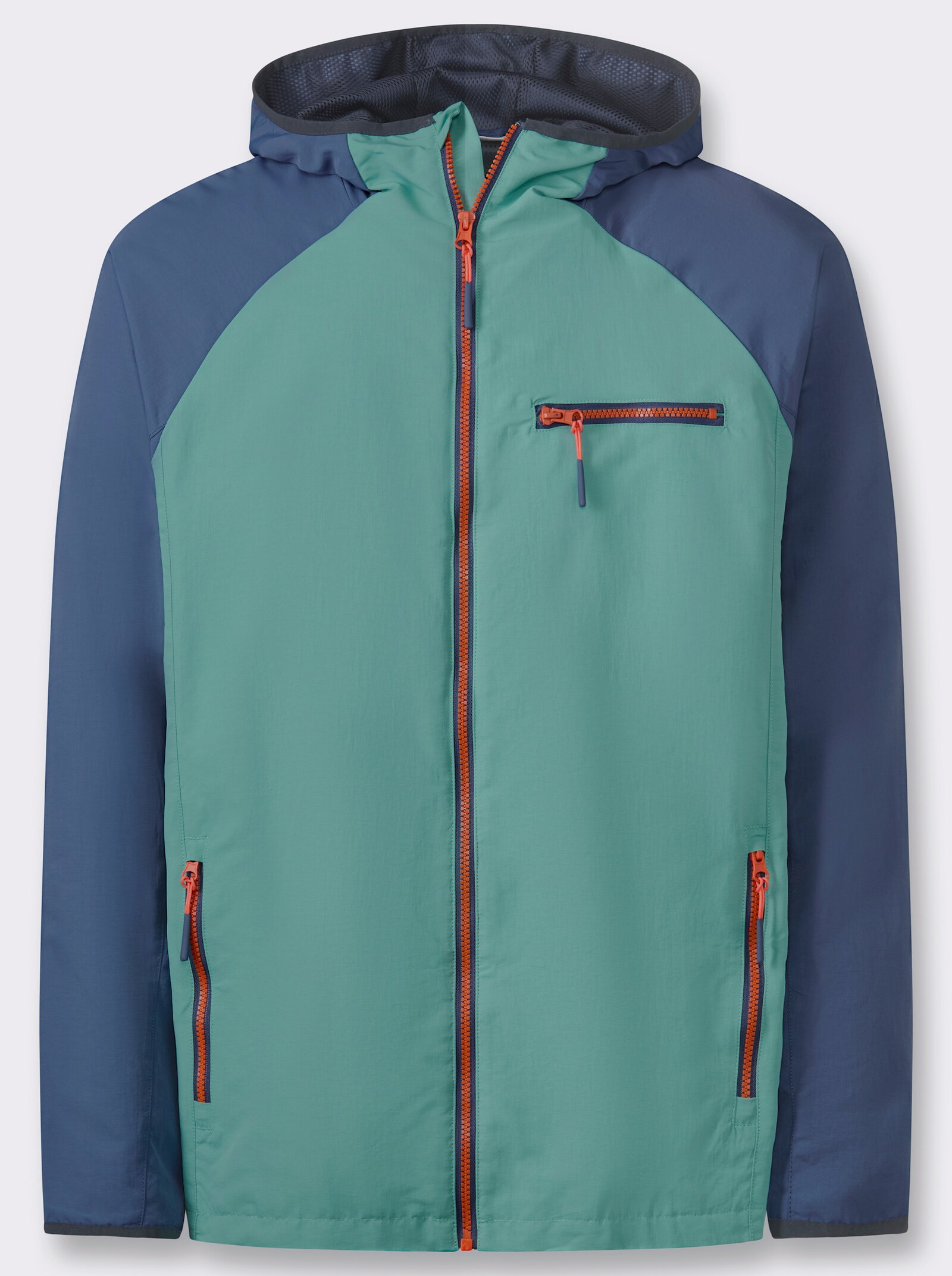 Catamaran Sports Funktionsjacke mit Kapuze - salbei-marine