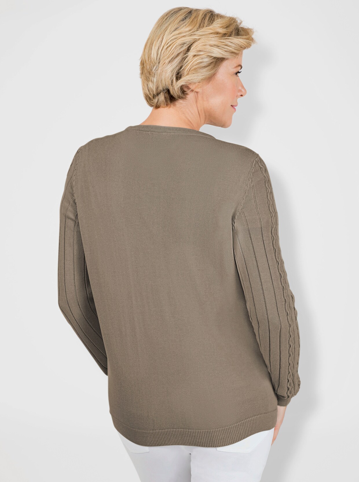 Strickjacke - schlamm