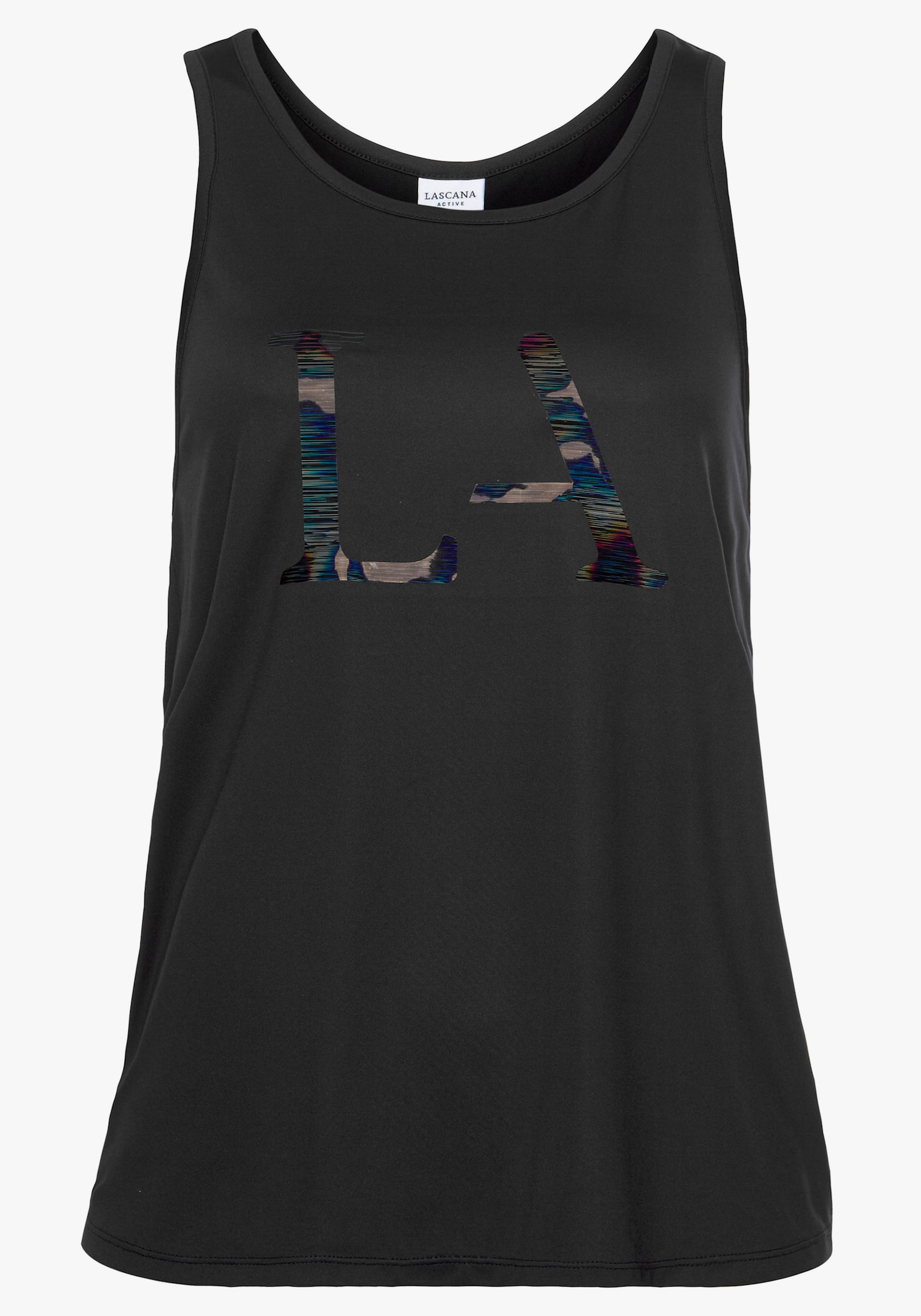 LASCANA ACTIVE Functioneel shirt - zwart