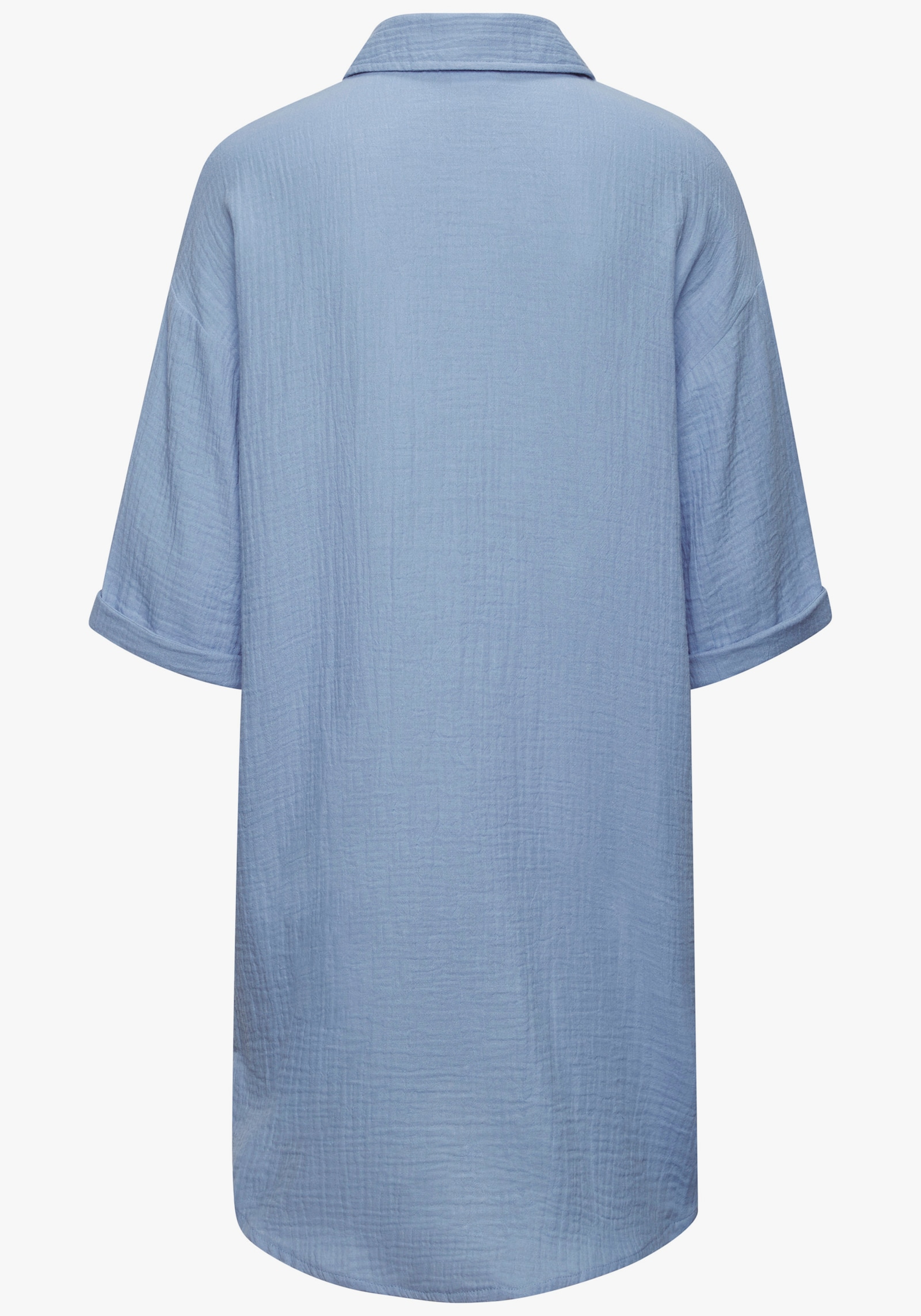 Beachtime Longline blouse - blauw