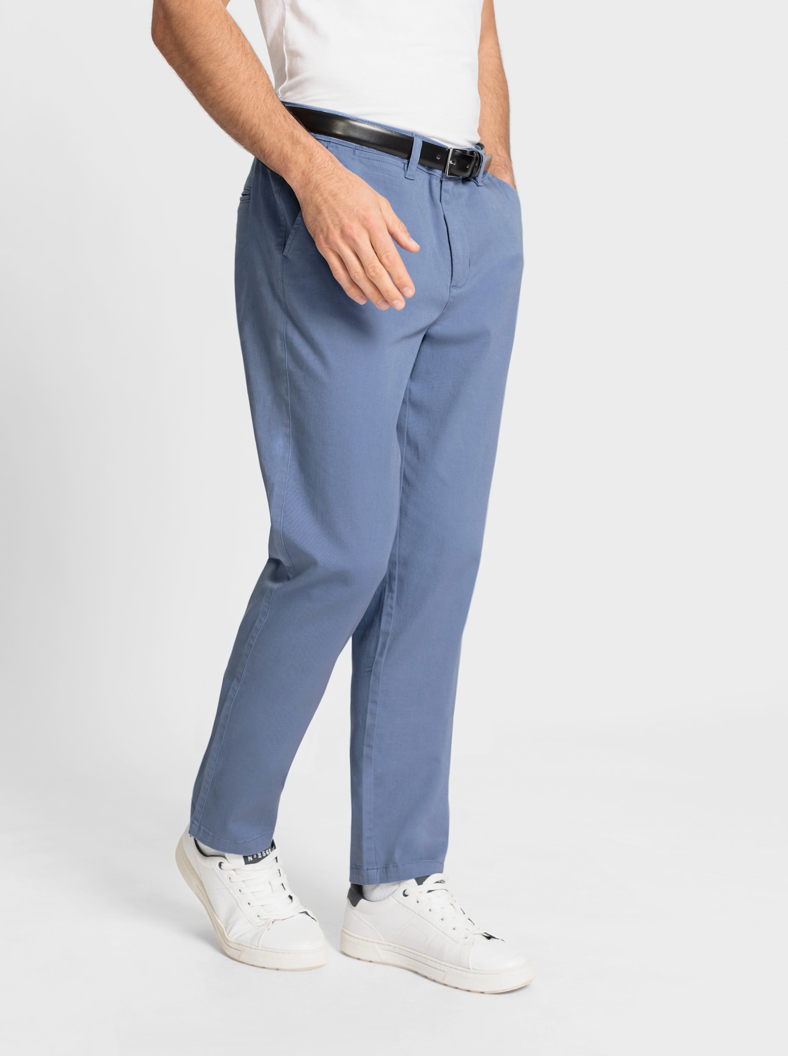 Catamaran Hose in 5-Pocket-Form - taubenblau