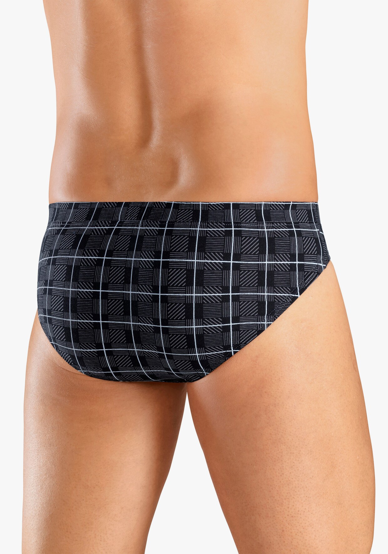 H.I.S Slip - anthra / schwarz / grau / streifen / karo