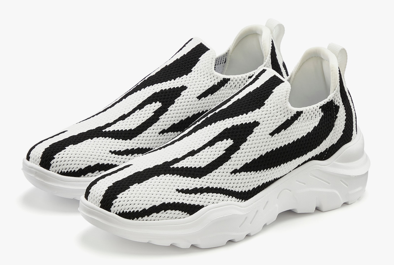 French Connection Sneaker - zwart / wit