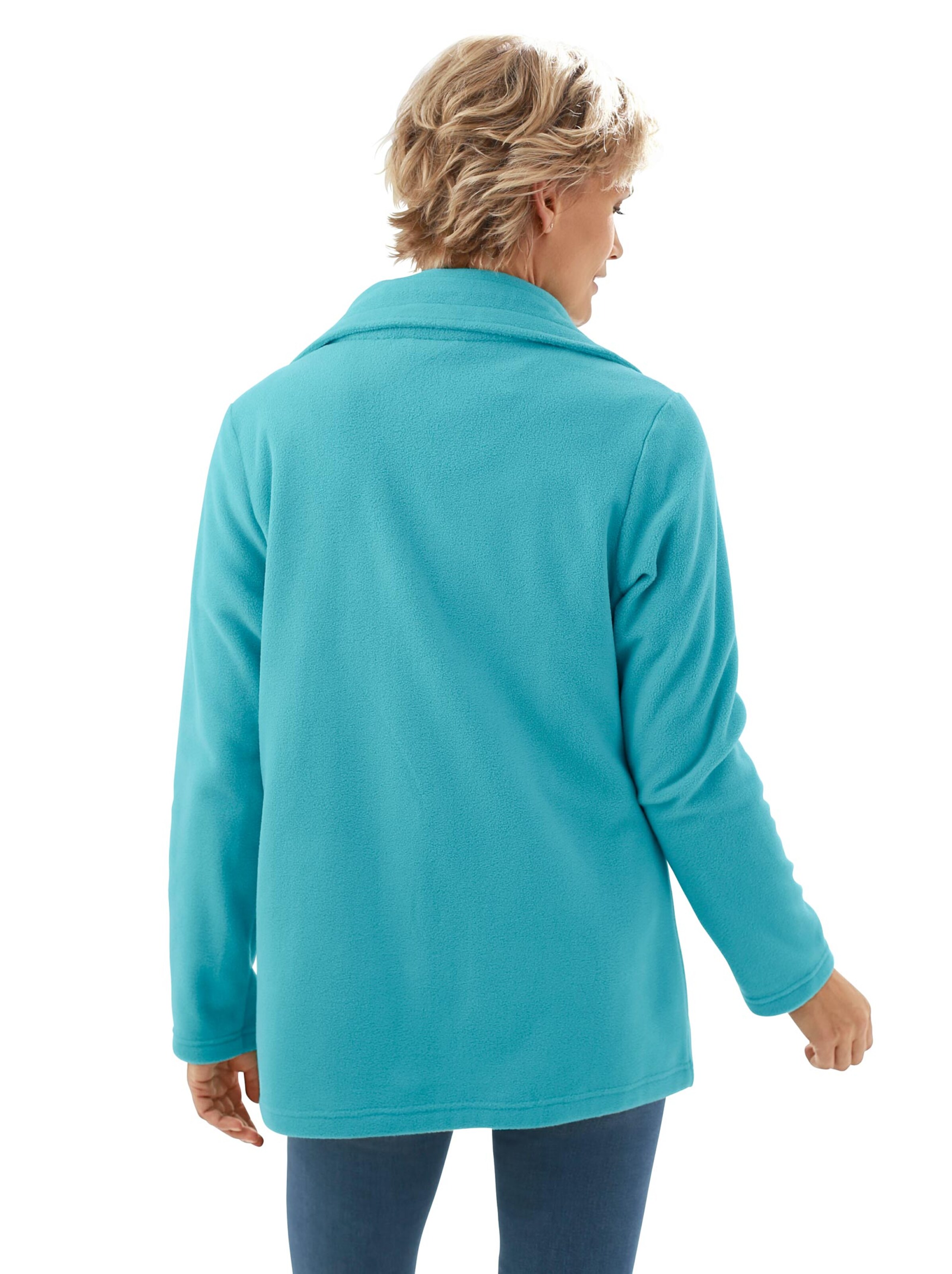 Fleece-Jacke - aqua
