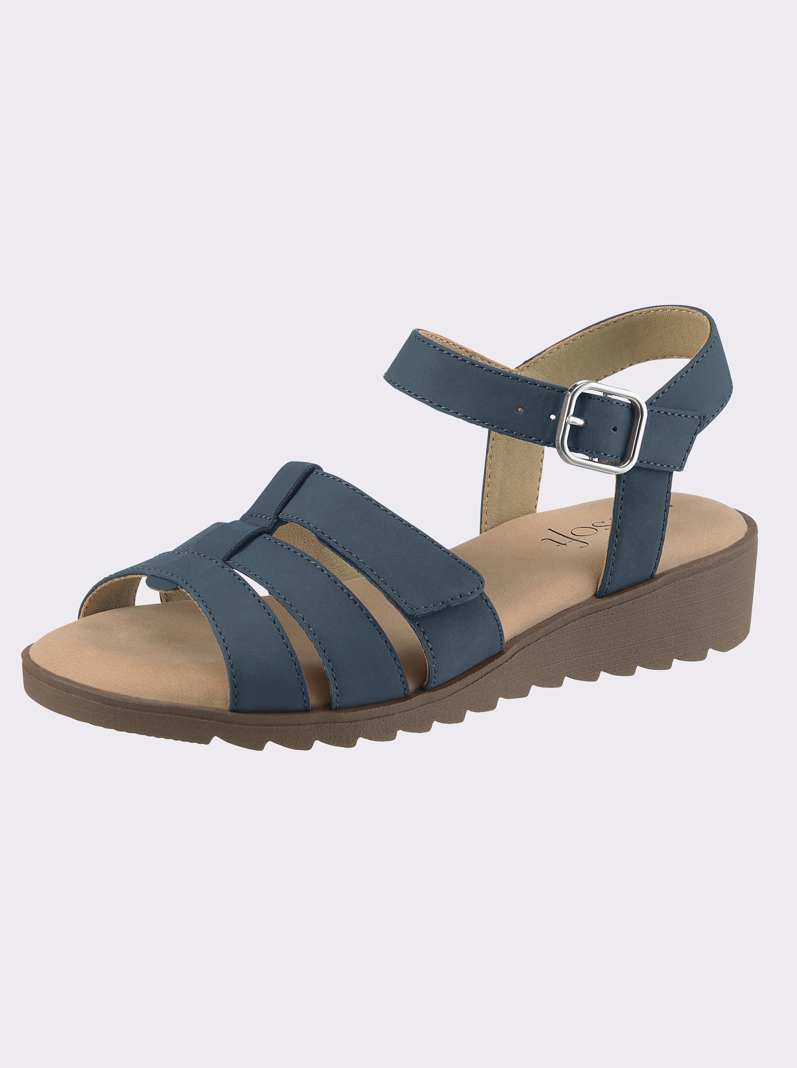 airsoft modern+ Sandalette , 2-fach weitenverstellbar - marine