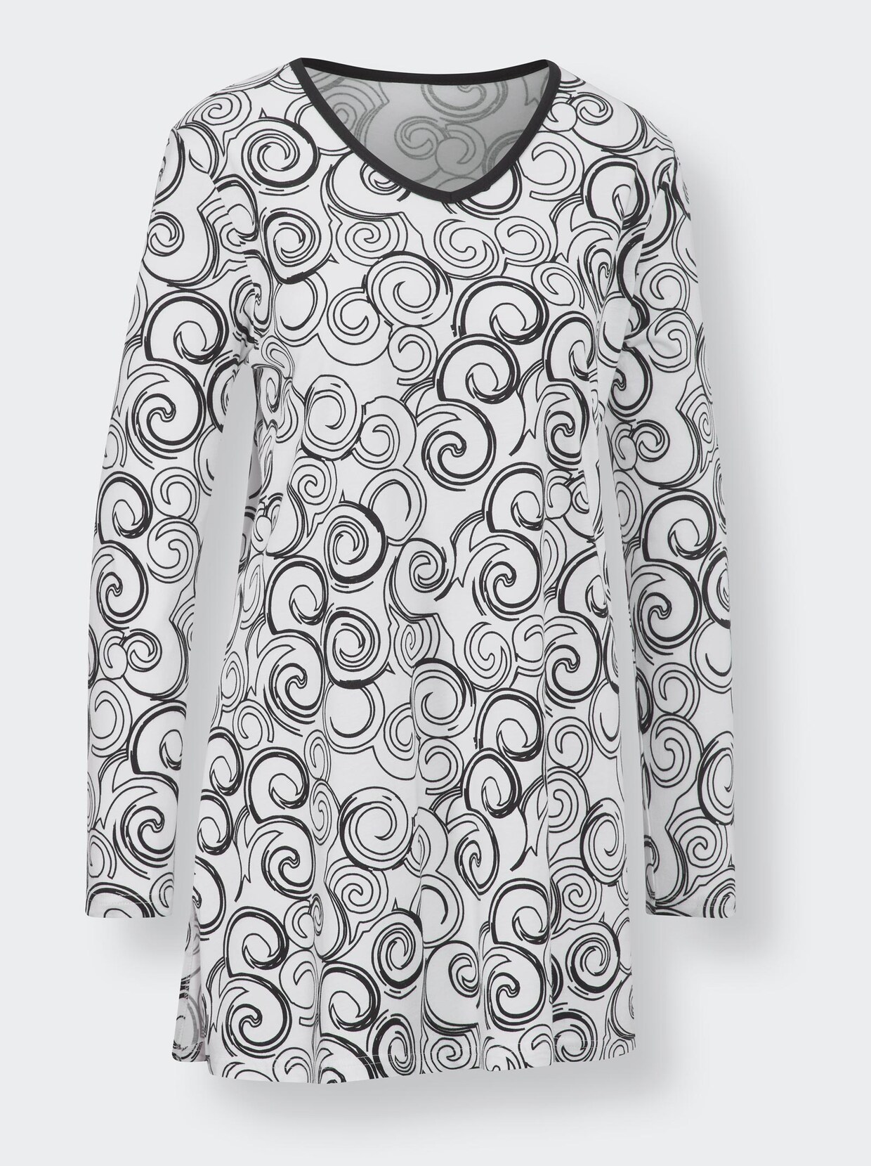 wäschepur Schlafanzug - weiß-schwarz