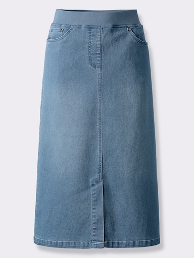 Jeansrock - blue-bleached