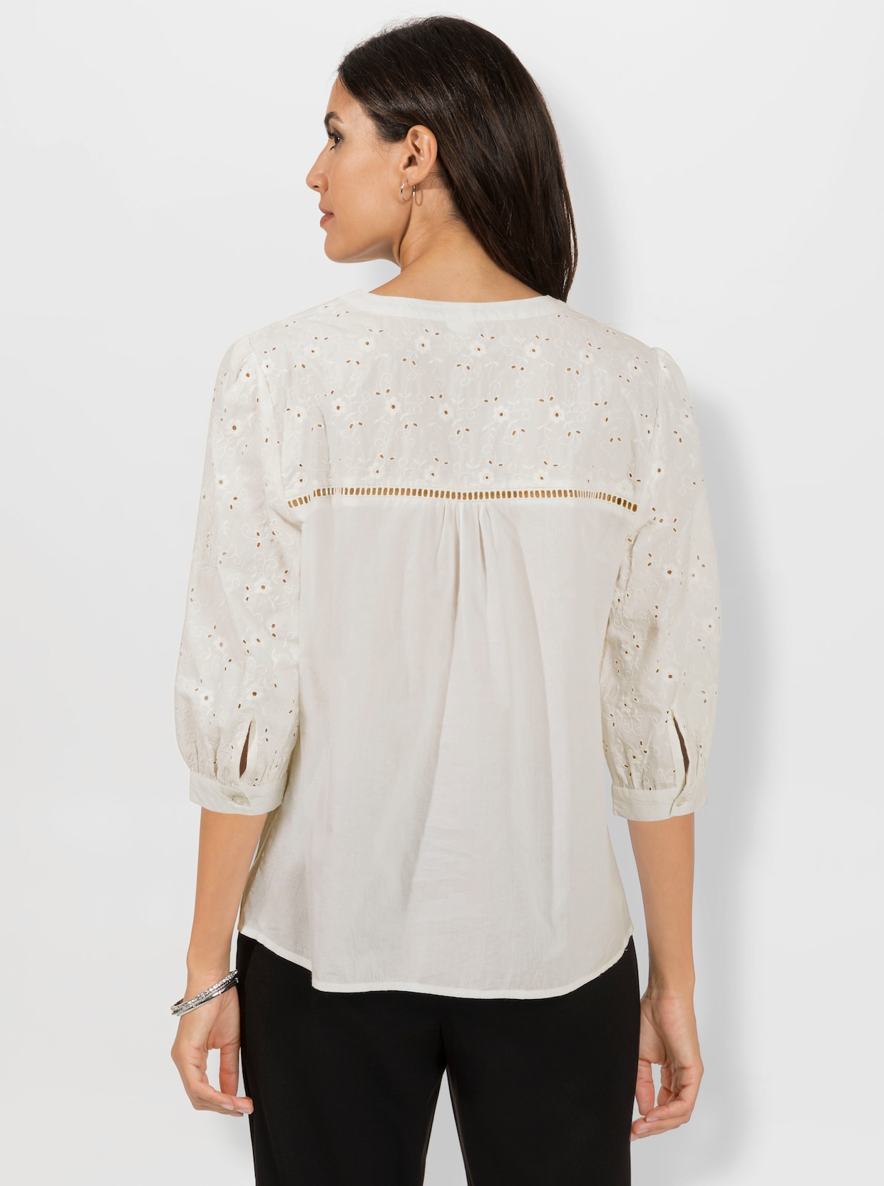 Katoenen blouse - ecru