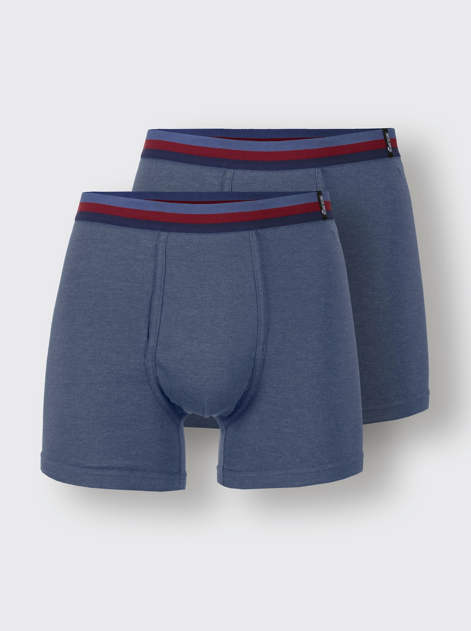 Broek kort - rookblauw