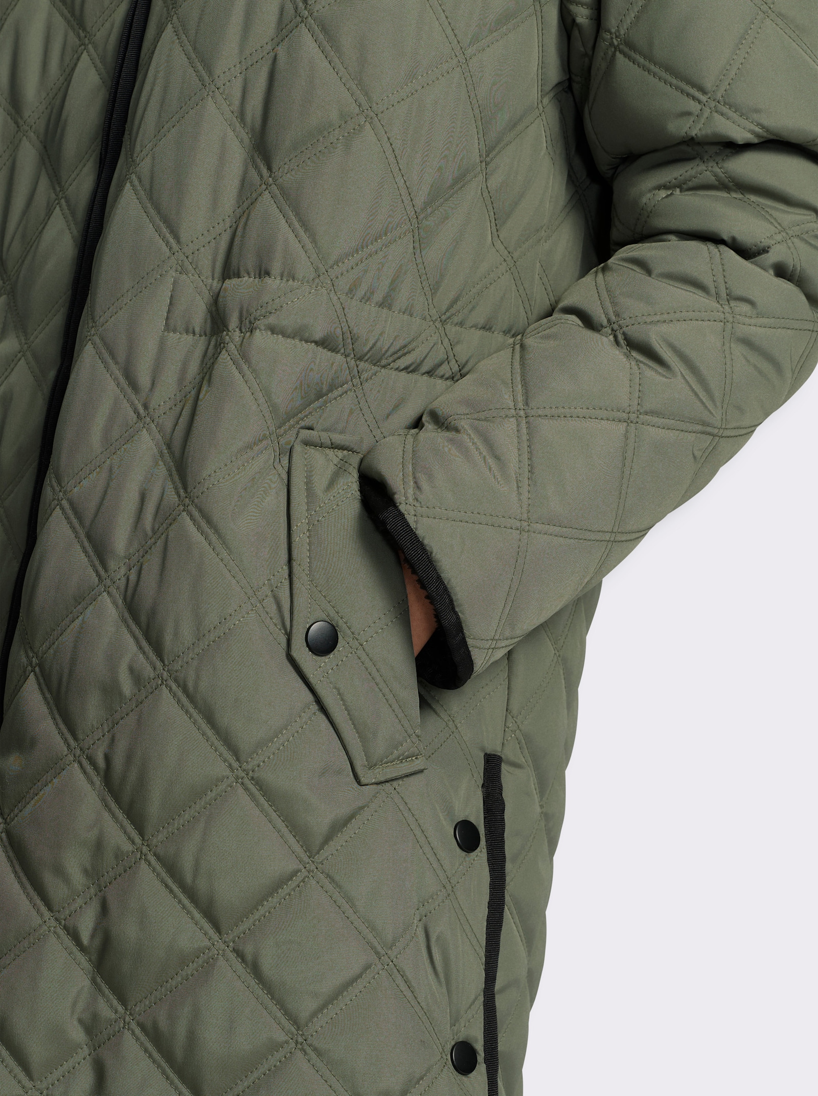 heine Wendejacke mit Kapuze - khaki
