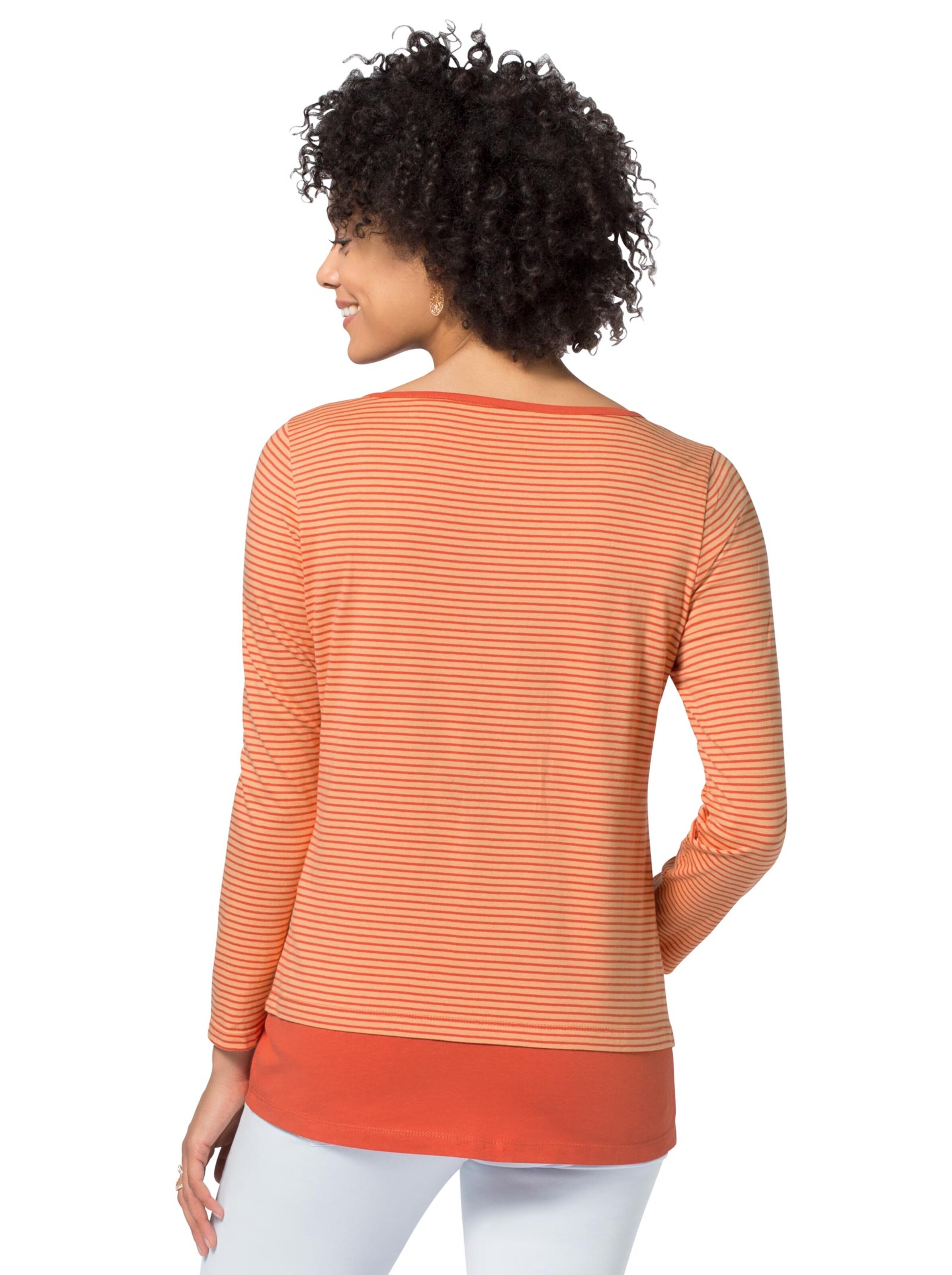 Shirt - terra-geringelt