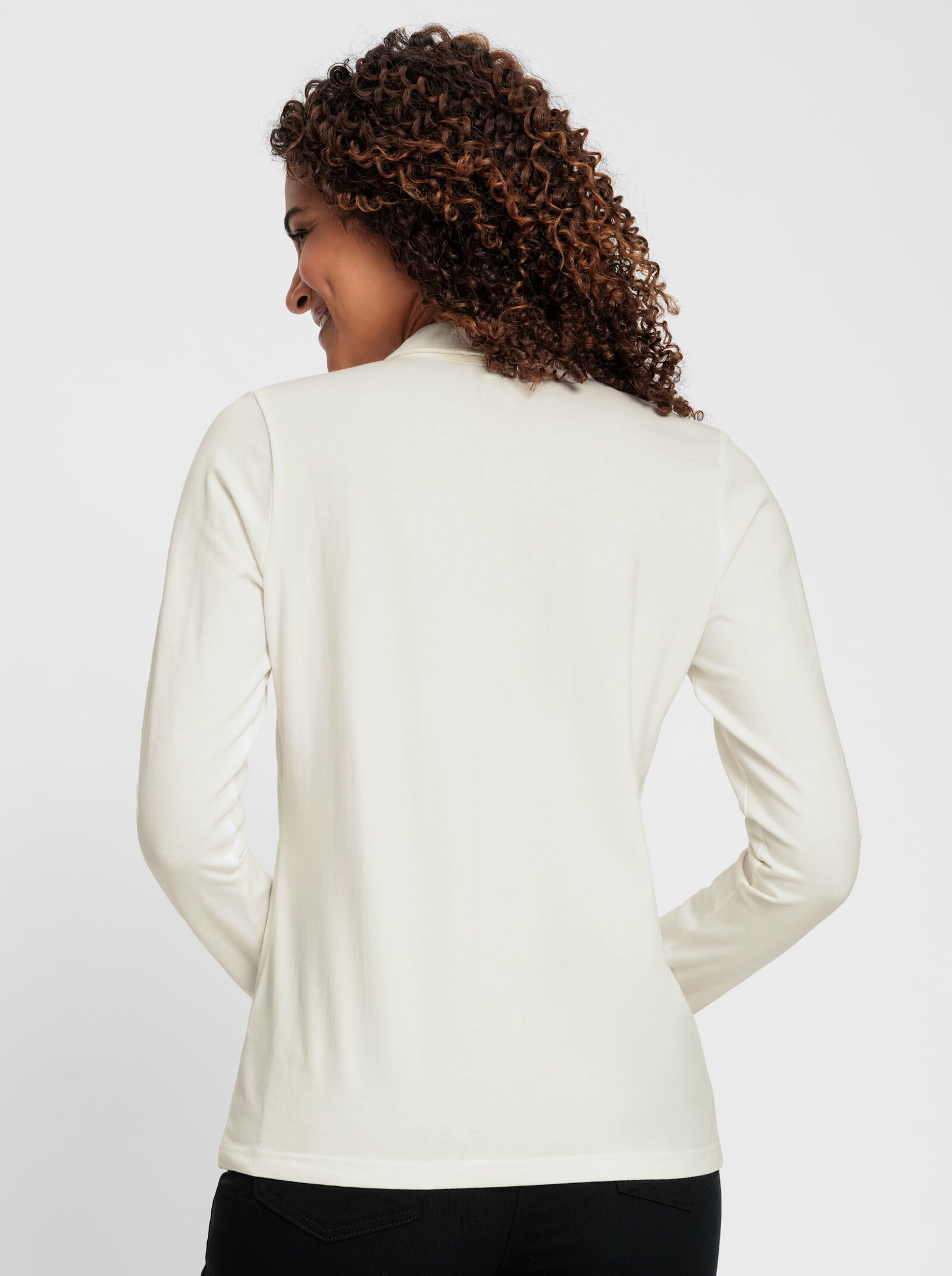 Polokošeľa z bavlny - svetlobéžová