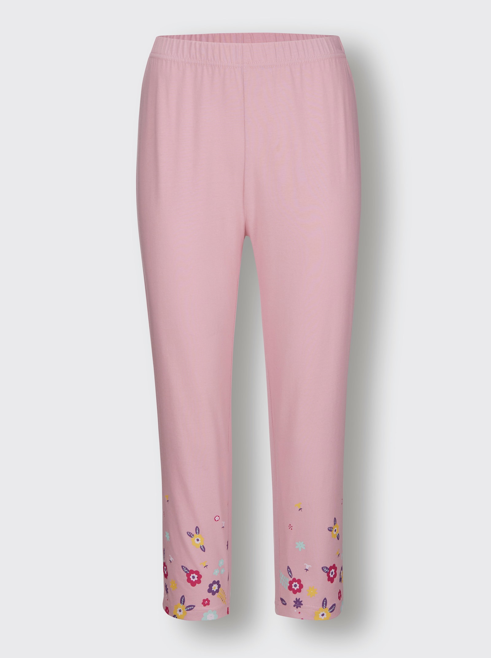 wäschepur Schlafanzüge - kalkmint-bedruckt + rosé-bedruckt