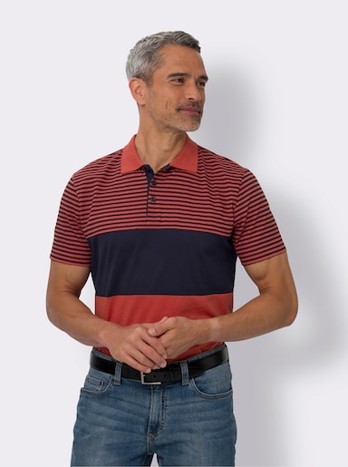 Poloshirt - terra/marine