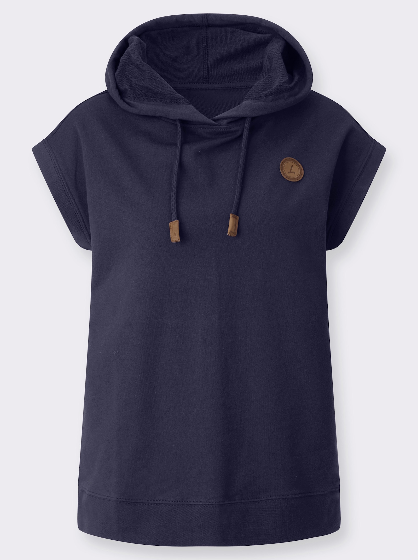 Kapuzenshirt mit Tunnelzug - marine