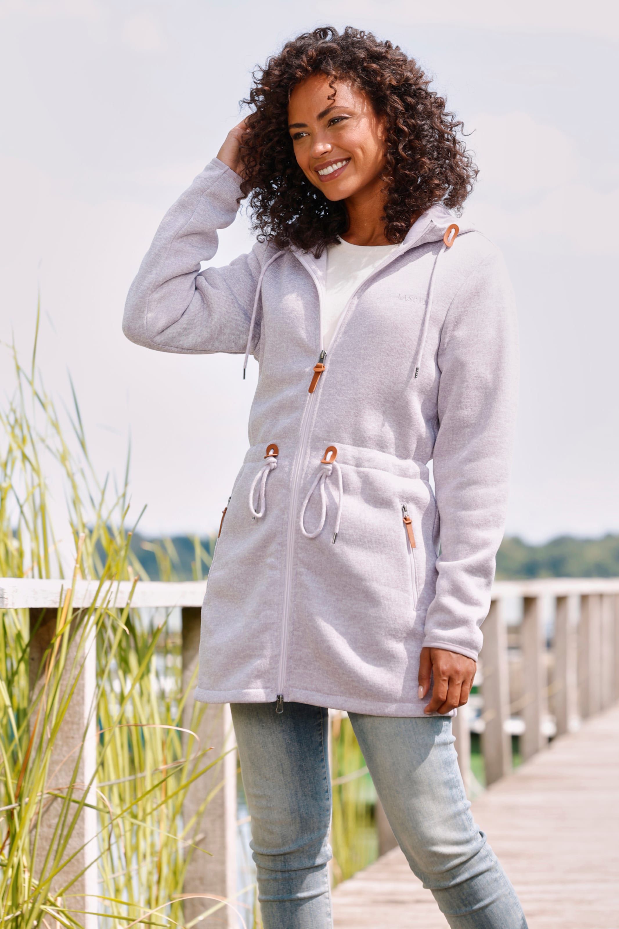 Strickfleecejacke