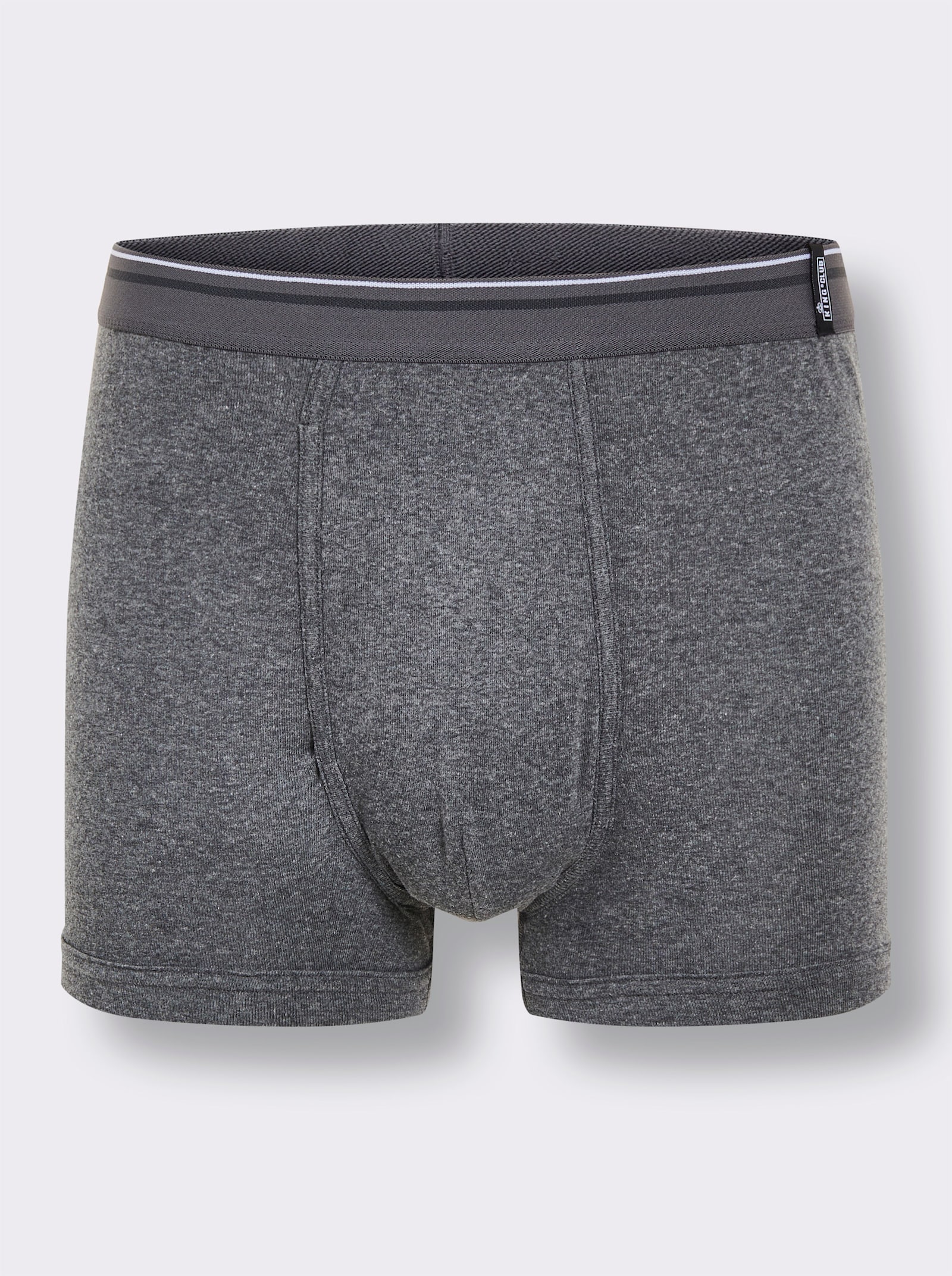 KINGsCLUB Hose kurz - 2x dunkelgrau-melange