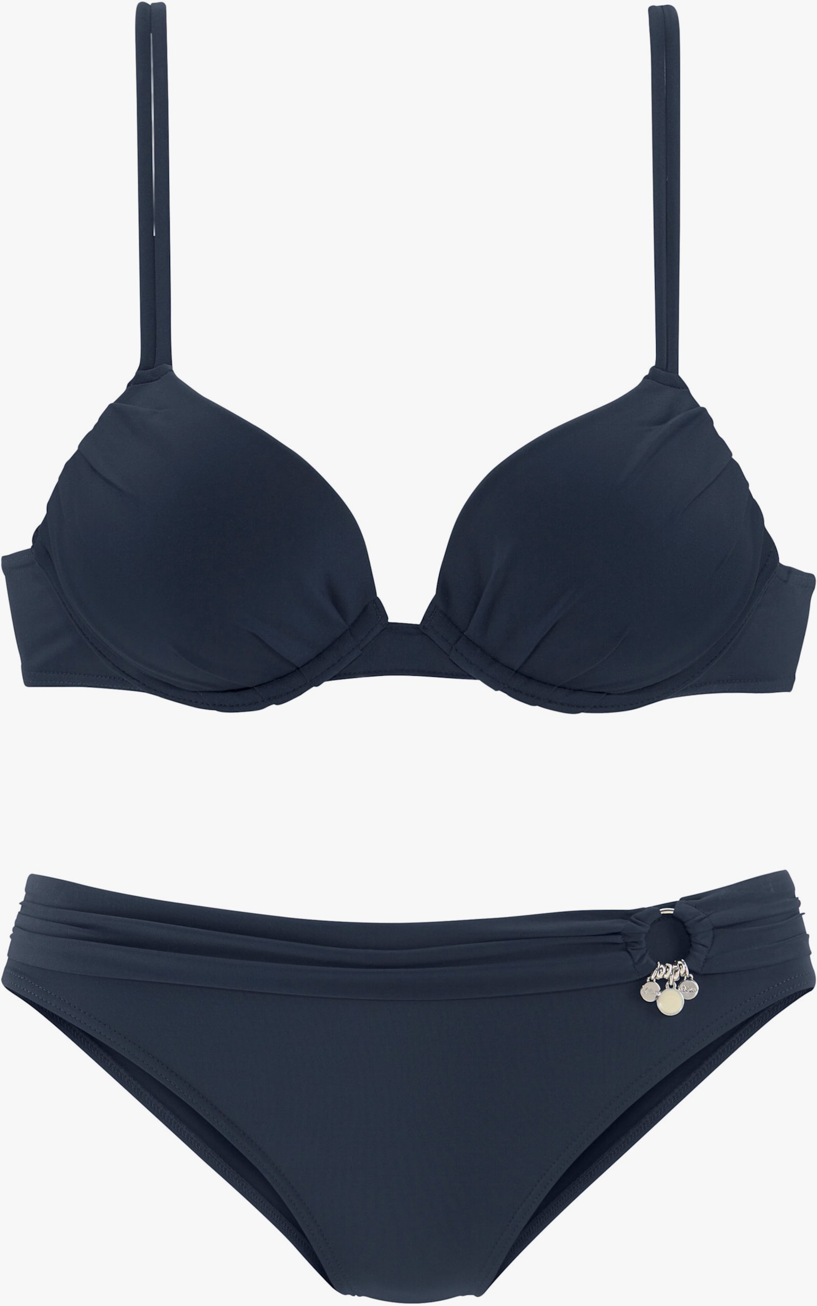 s.Oliver Push-Up-Bikini - dunkelblau
