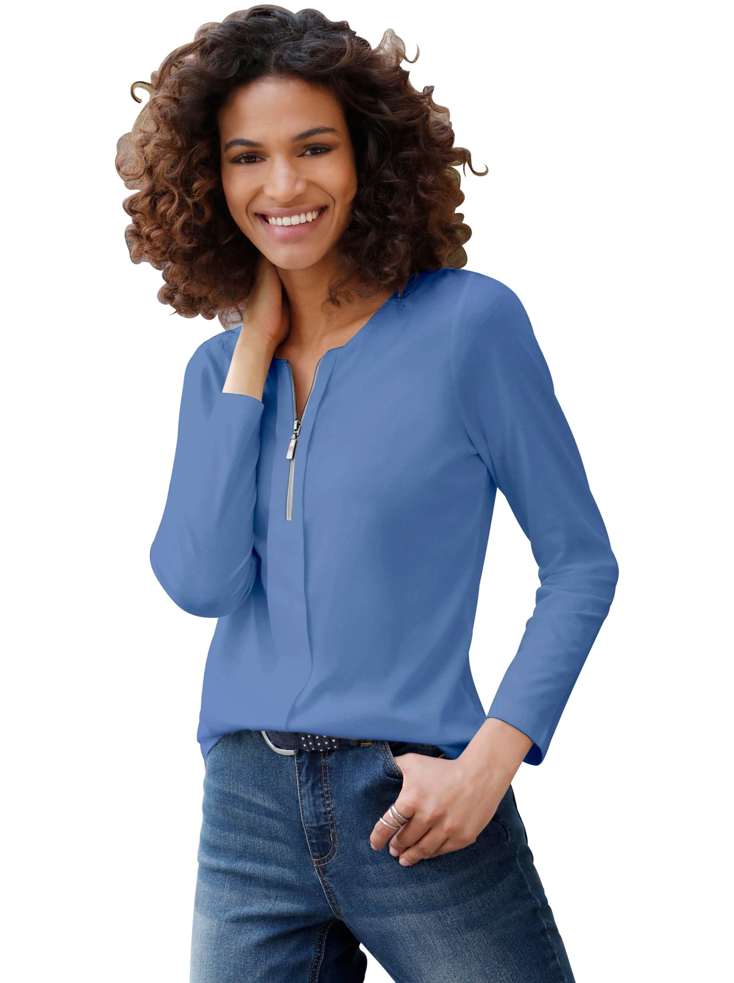 Shirt - jeansblau