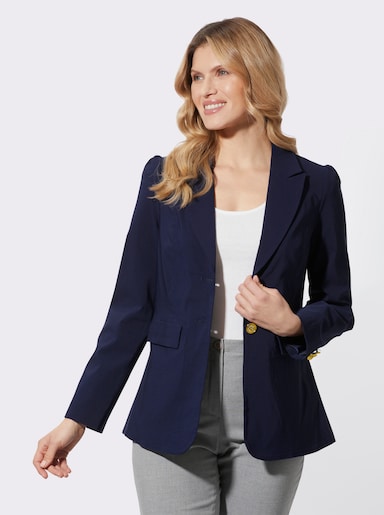 Blazer in Bengalin-Qualität - marine