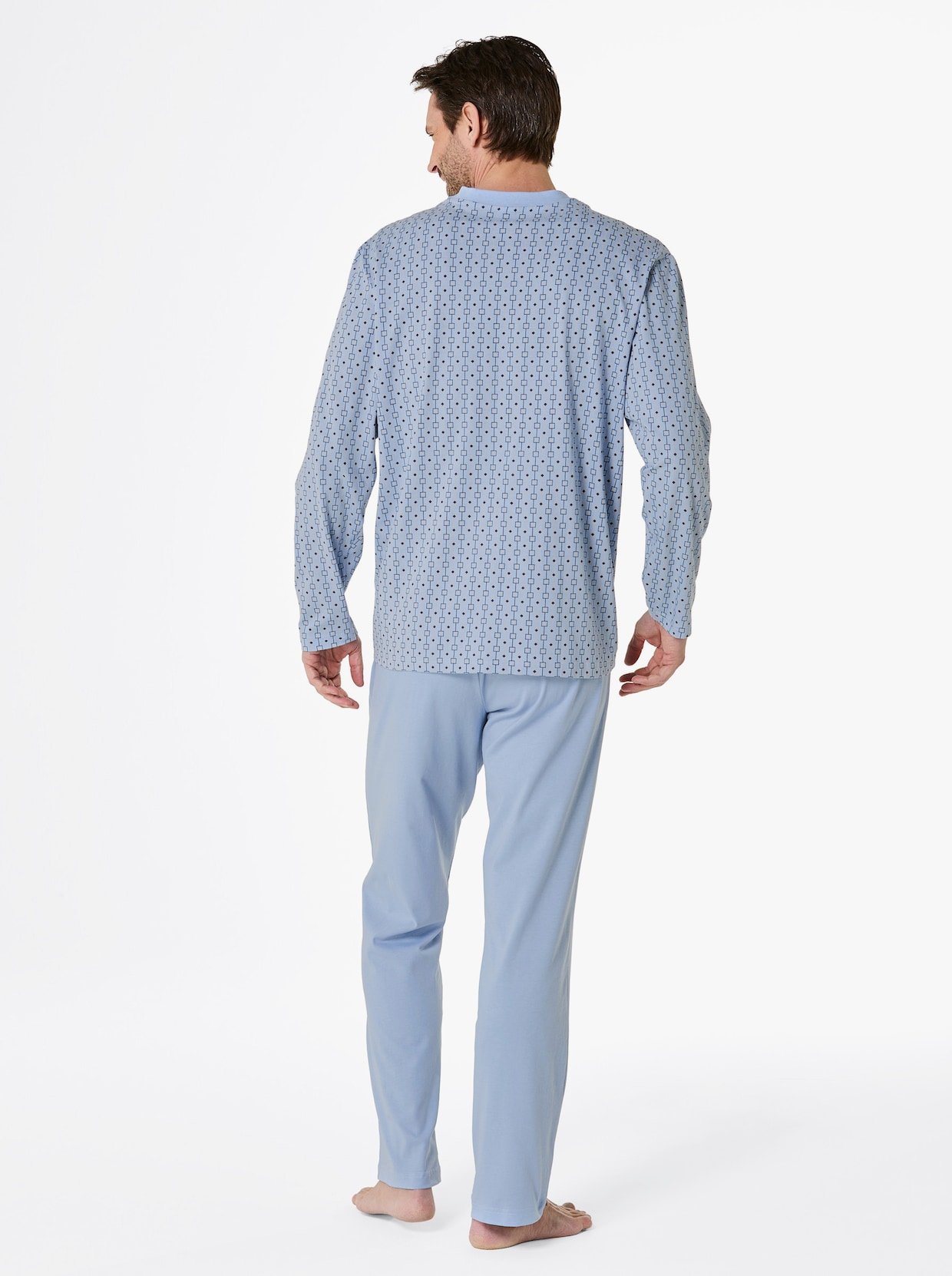 KINGsCLUB Pyjama - bleu gedessineerd