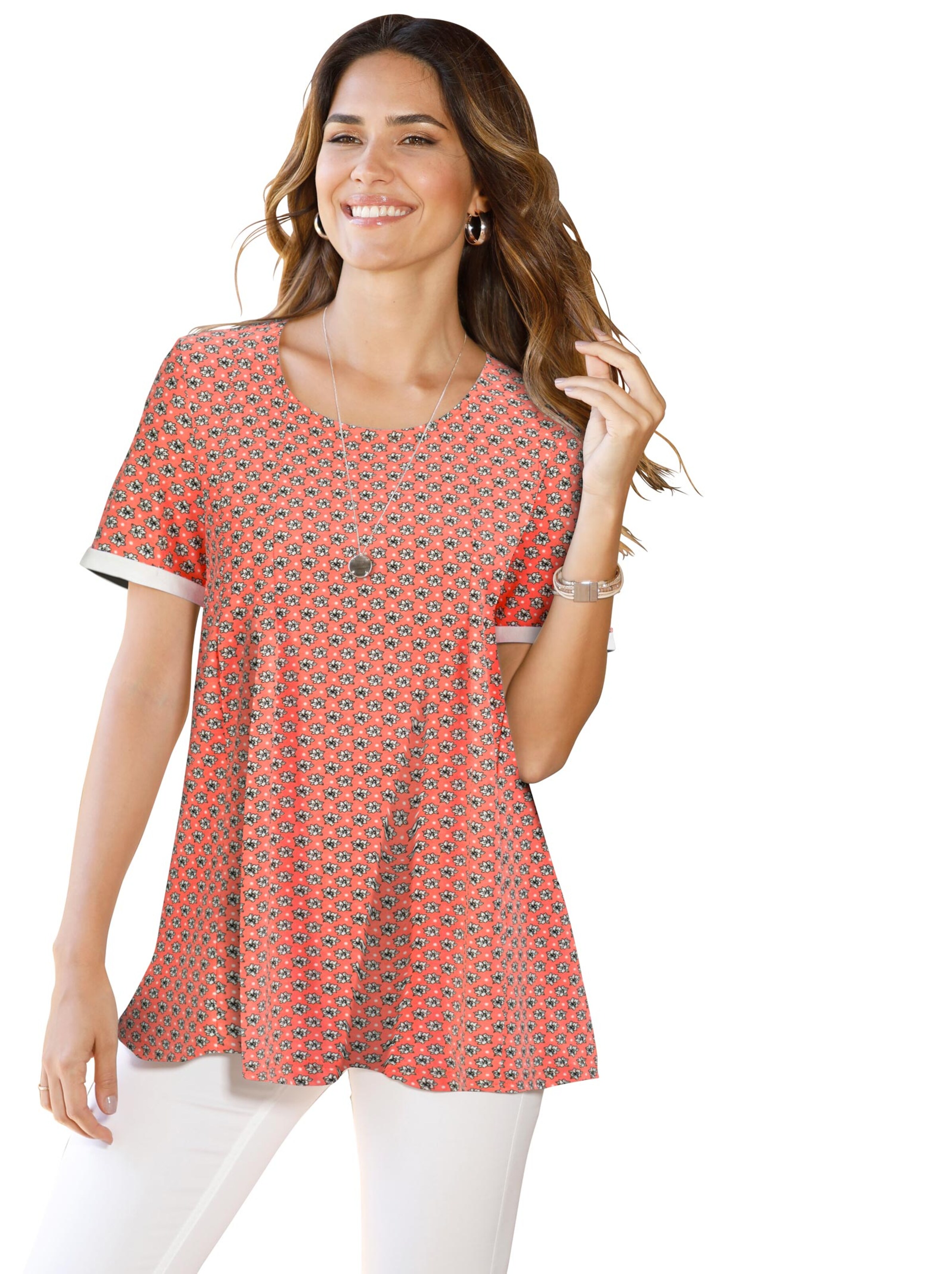 Shirt - koralle-gemustert