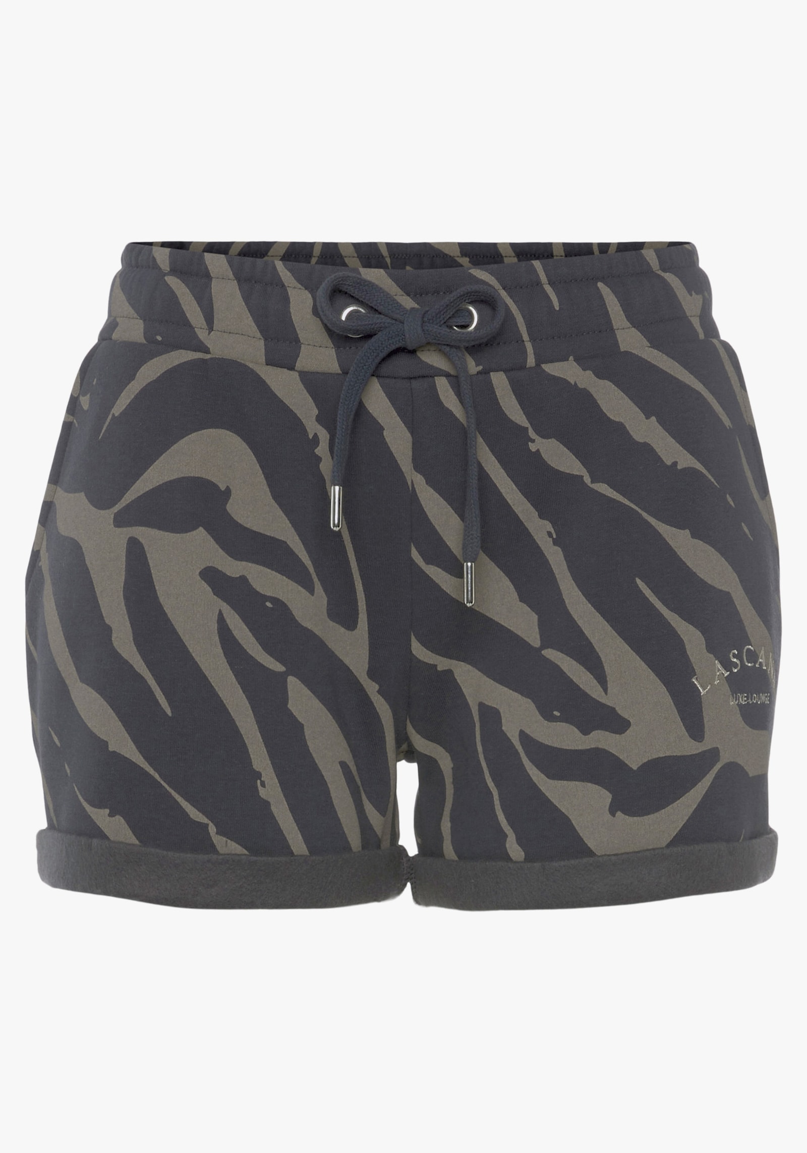 LASCANA Relaxshorts - dunkelgrau-taupe