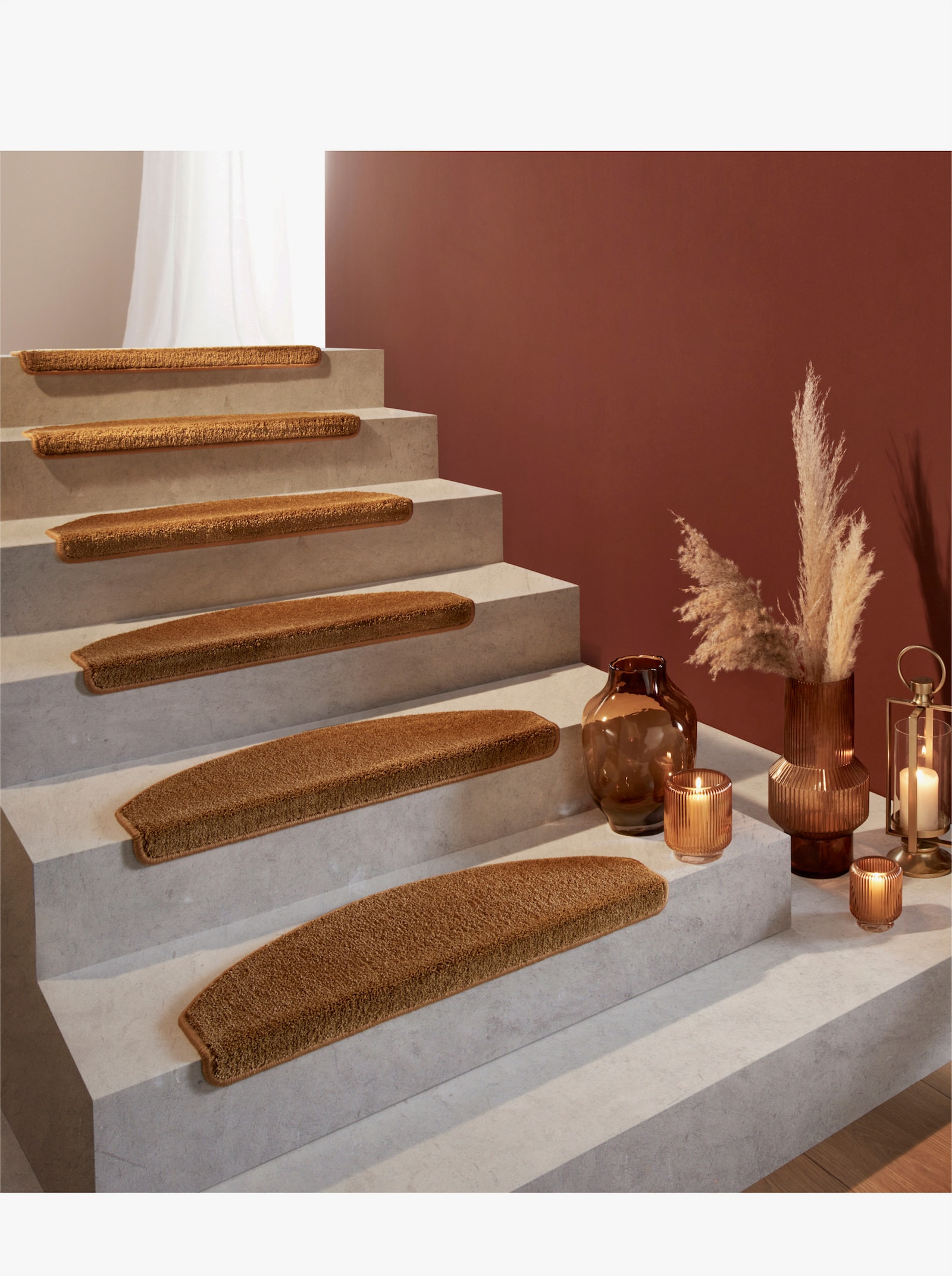 heine home Tapis de marches - ocre
