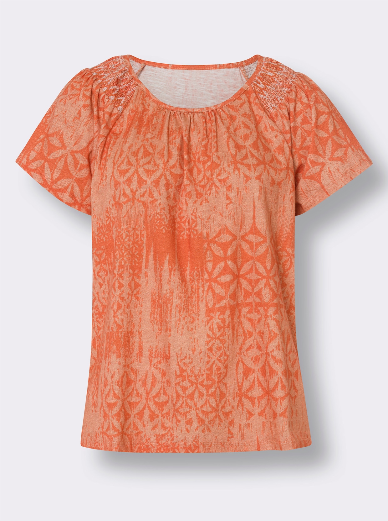 heine Shirt - apricot-bedruckt