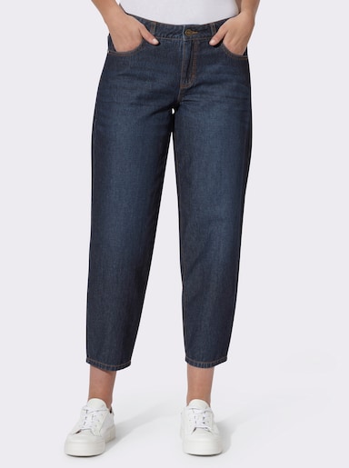 heine 5-Pocket-Jeans in Barrel-Form - dark blue