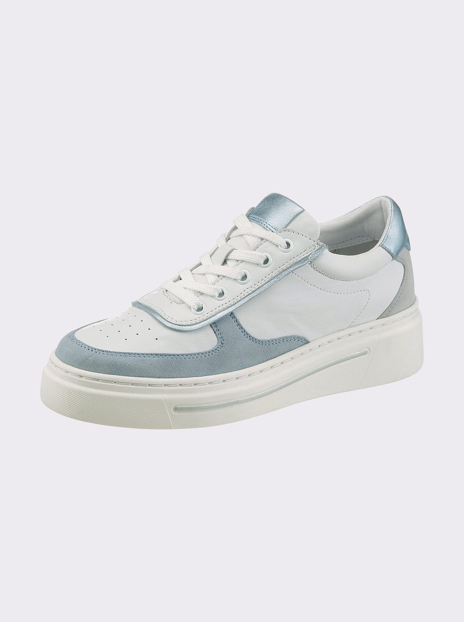 heine Sneaker - weiß-bleu