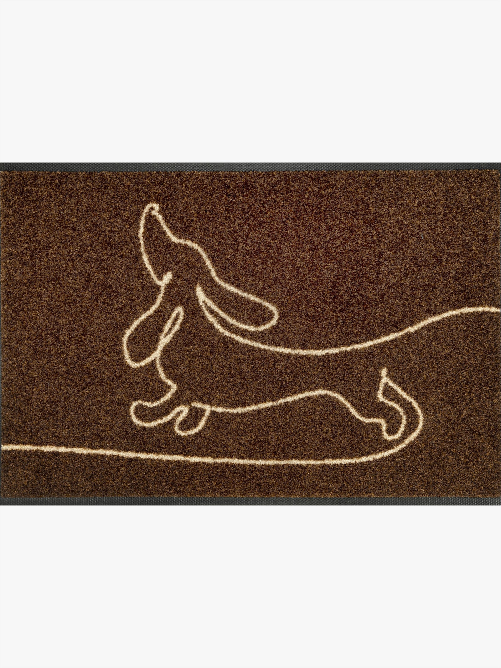 wash+dry by Kleen-Tex Fußmatte - braun-ecru