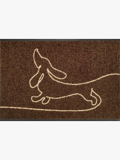 wash+dry by Kleen-Tex Fußmatte - braun-ecru
