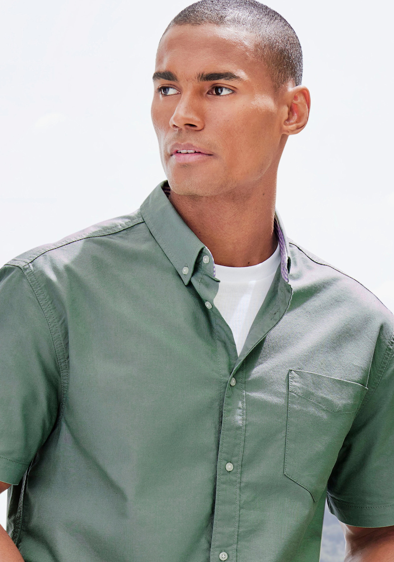 H.I.S Kurzarmhemd - salbei