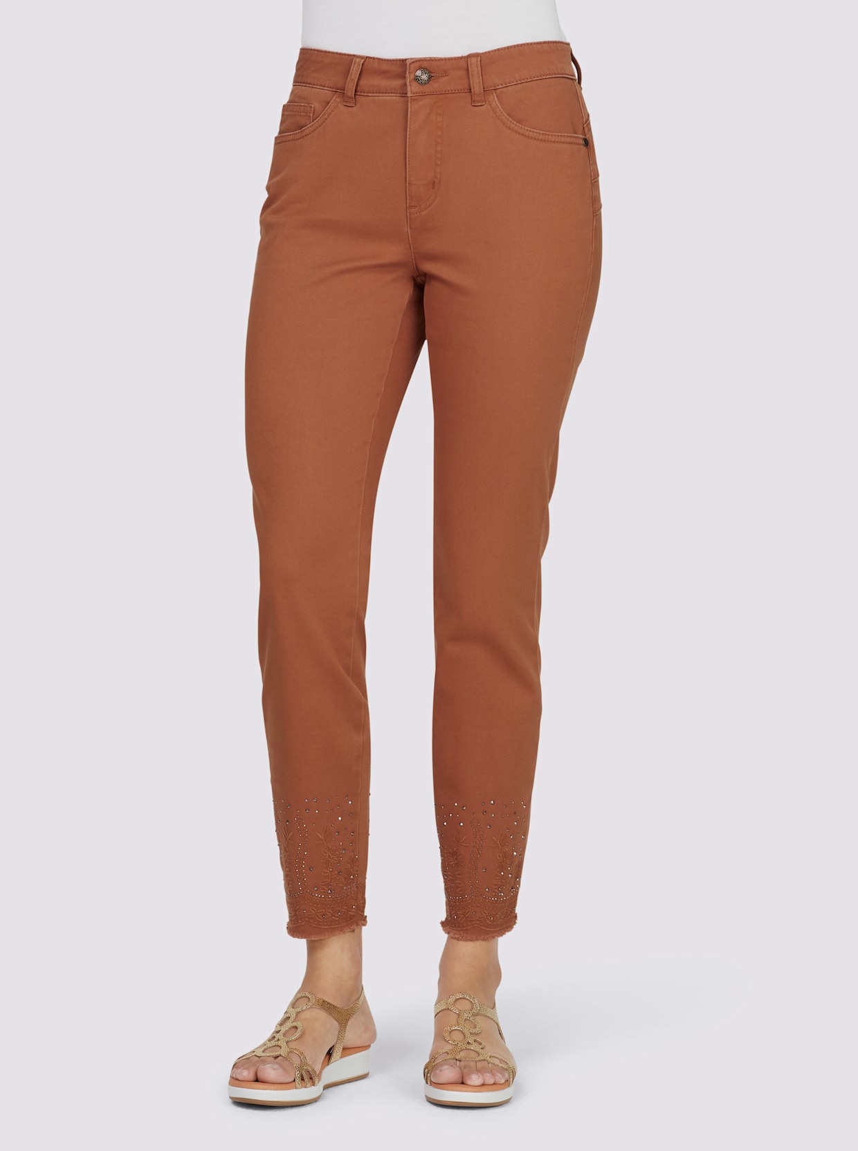 heine Push-up-Hose - cognac