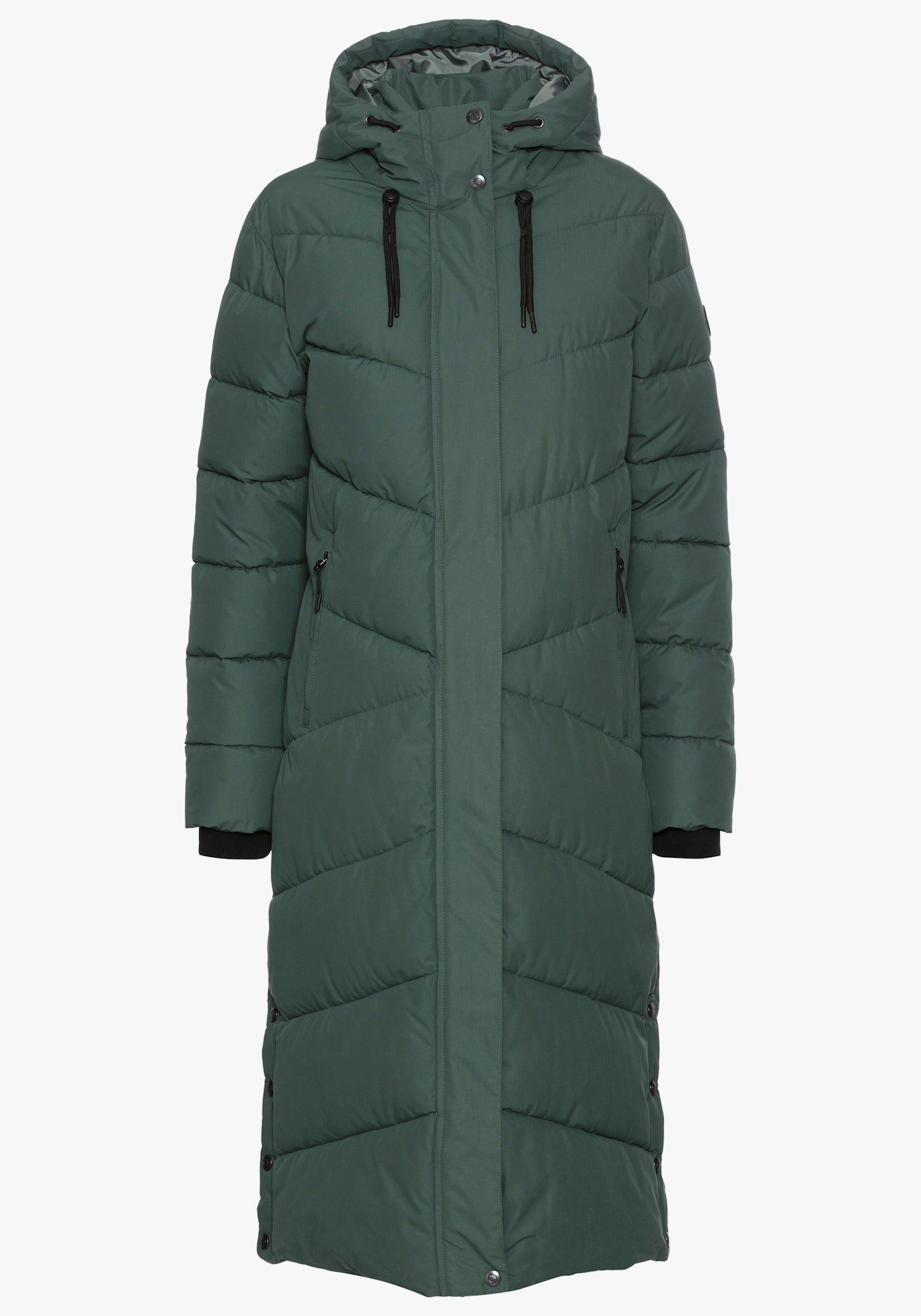 Polarino Steppmantel - dunkelgrün
