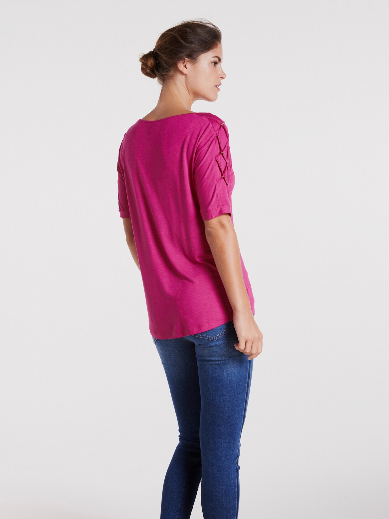 heine Shirt - bessenrood