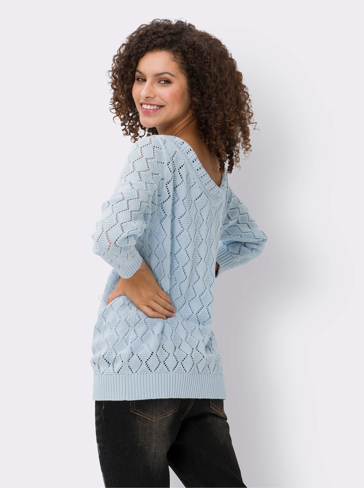 heine Pullover - hellblau