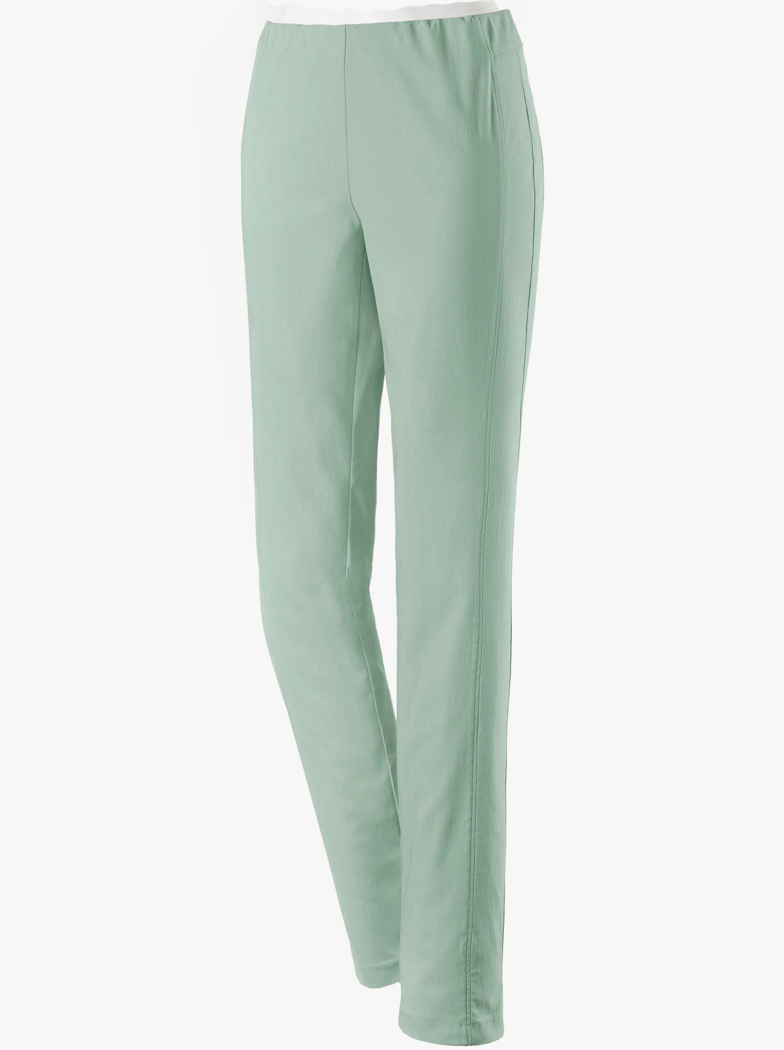 Stehmann Comfort line Broek met comfortband van viscose - mint