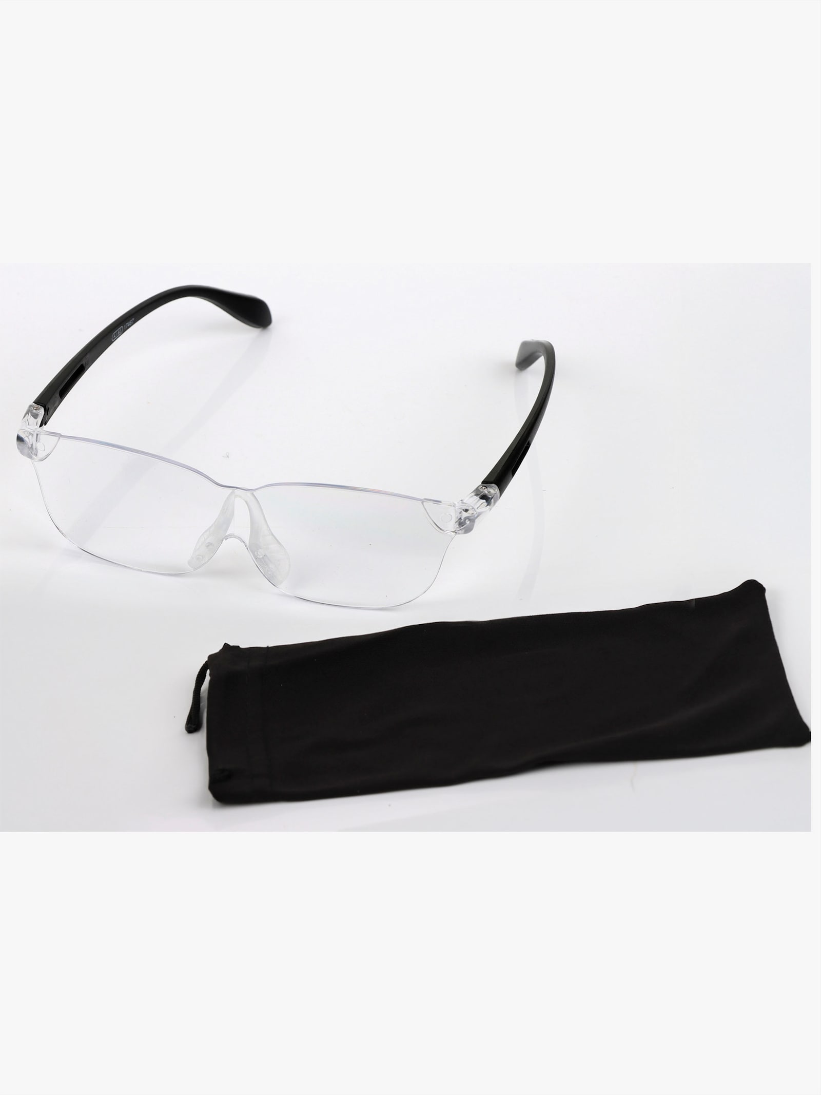 Vergrößerungsbrille - schwarz