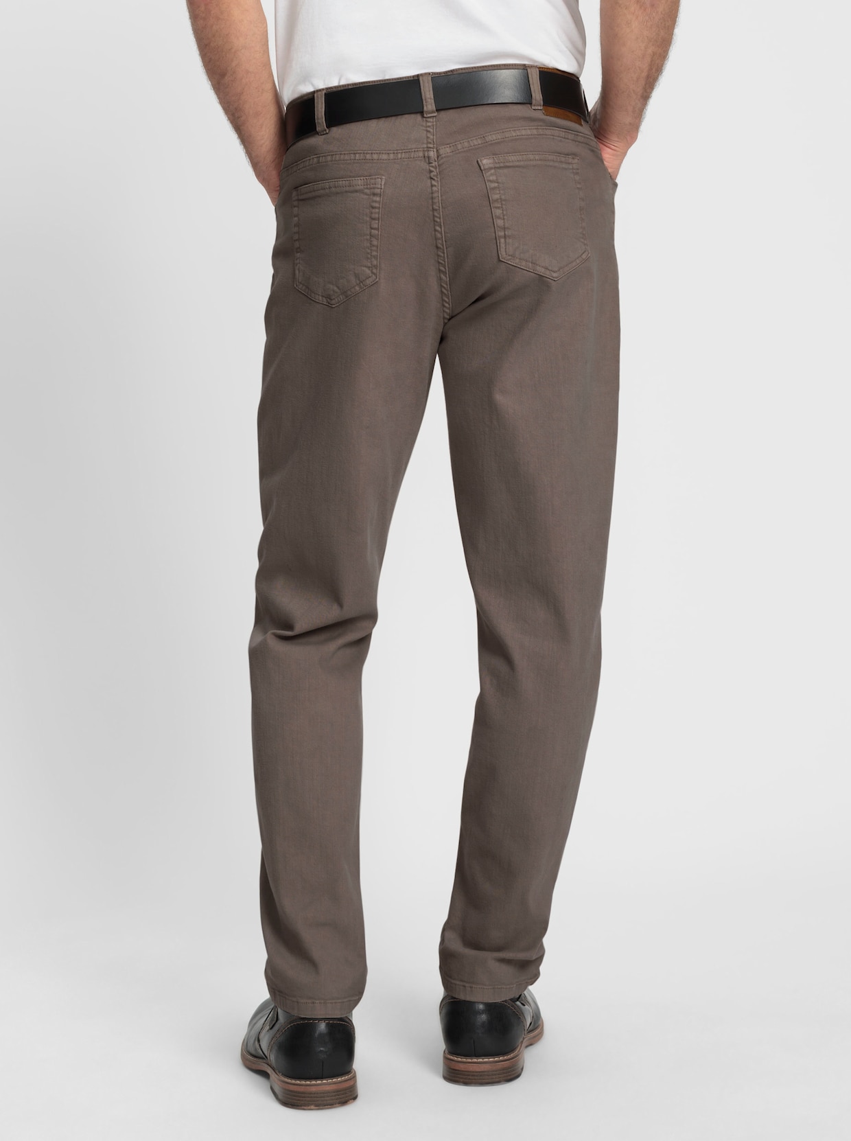 Marco Donati 5-Pocket-Hose - dunkeltaupe