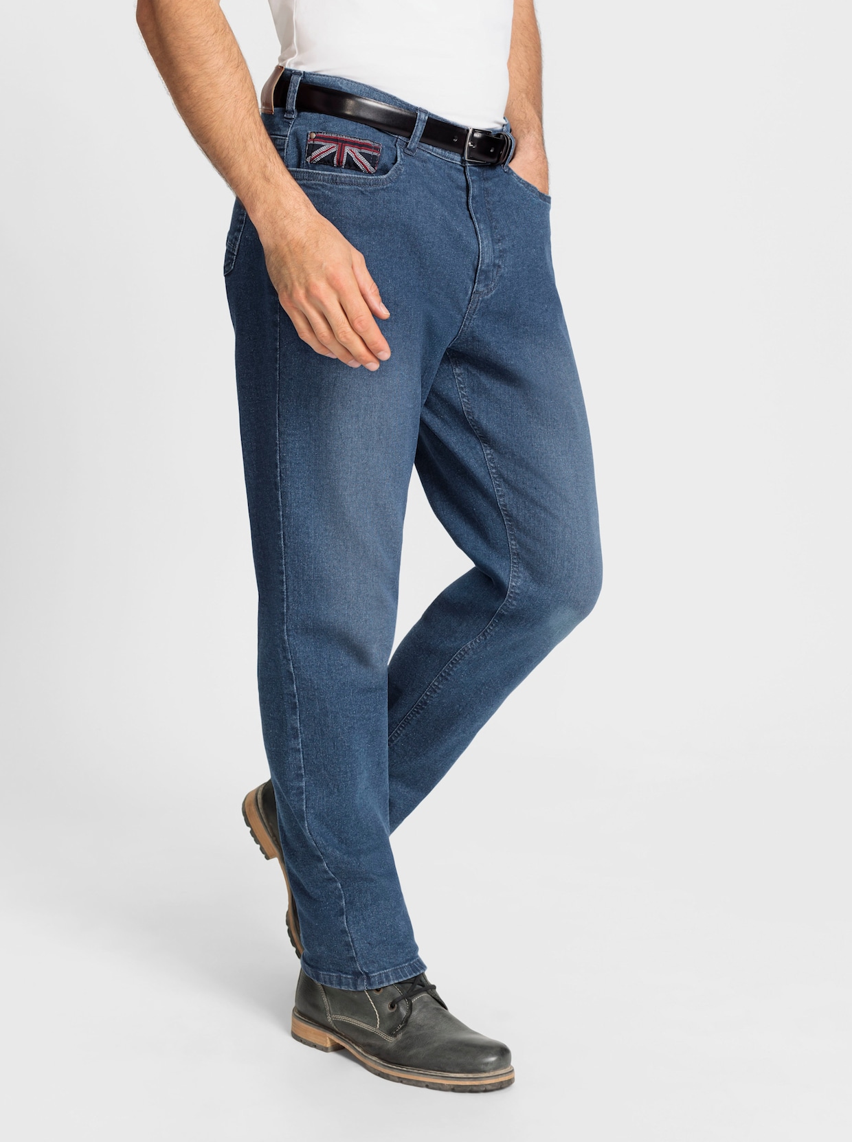 Marco Donati 5-pocketjeans - blue-stonewashed