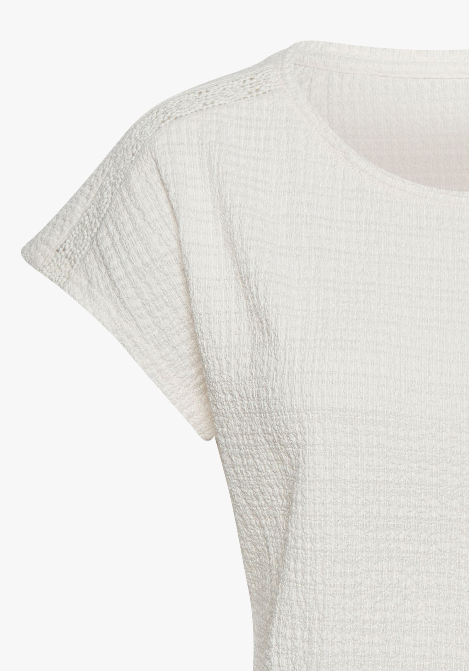 Vivance Kurzarmshirt - creme