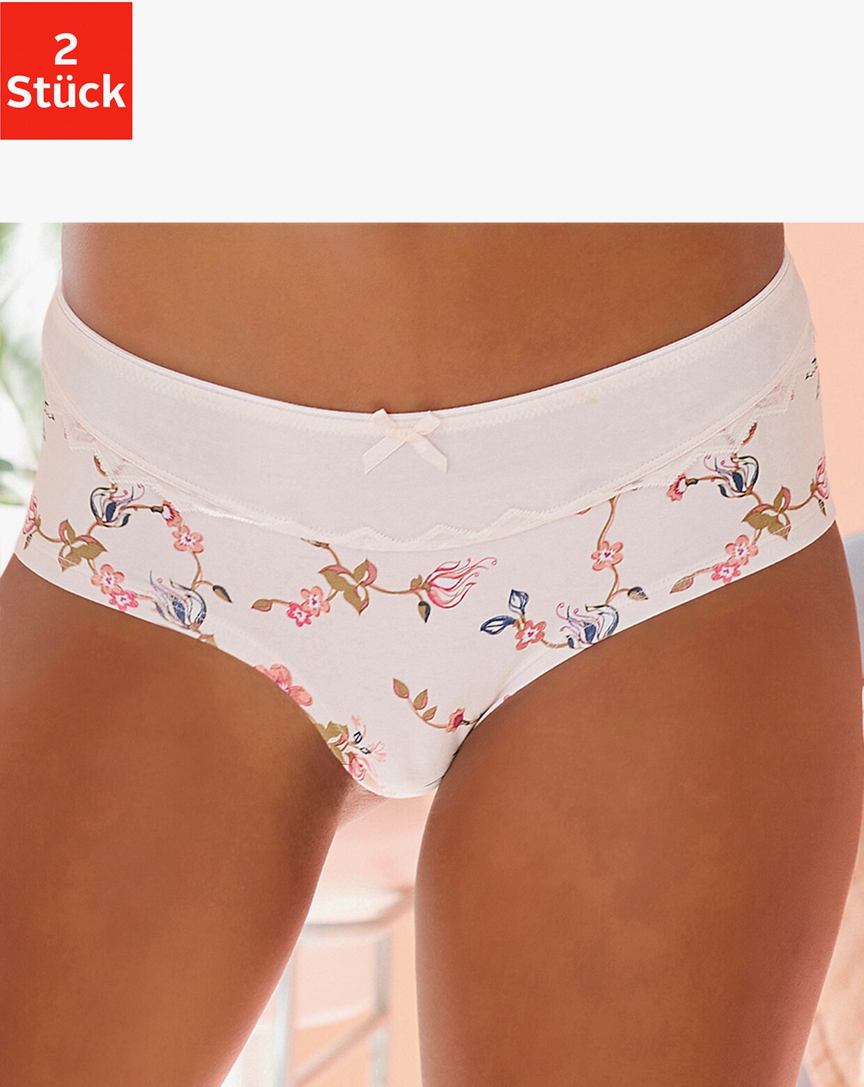 petite fleur Panty - poudre+poudre bedrukt