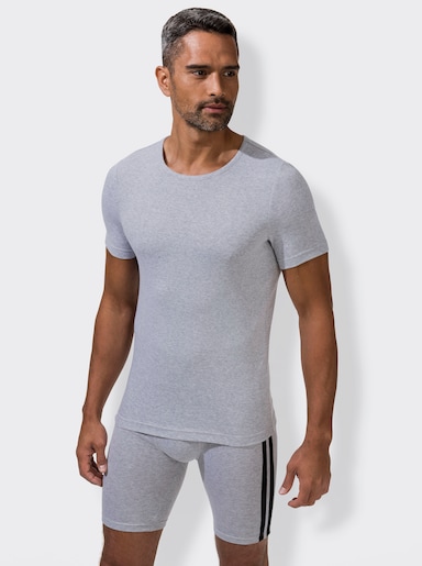 wäschepur men Shirt - grau-meliert