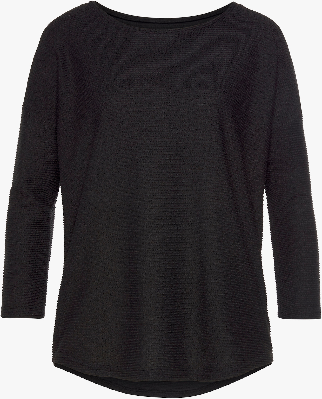 Vivance Shirt met 3/4-mouw - zwart