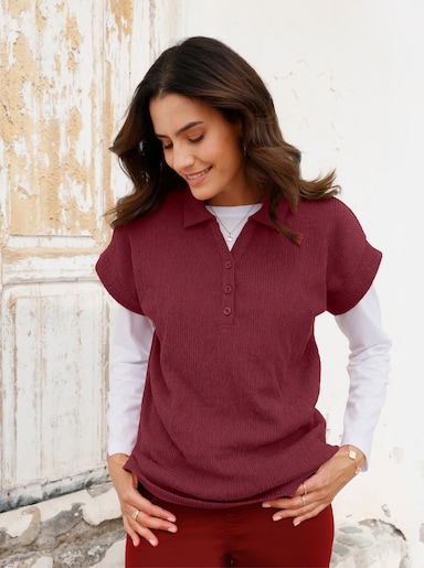 Poloshirt - dunkelrot