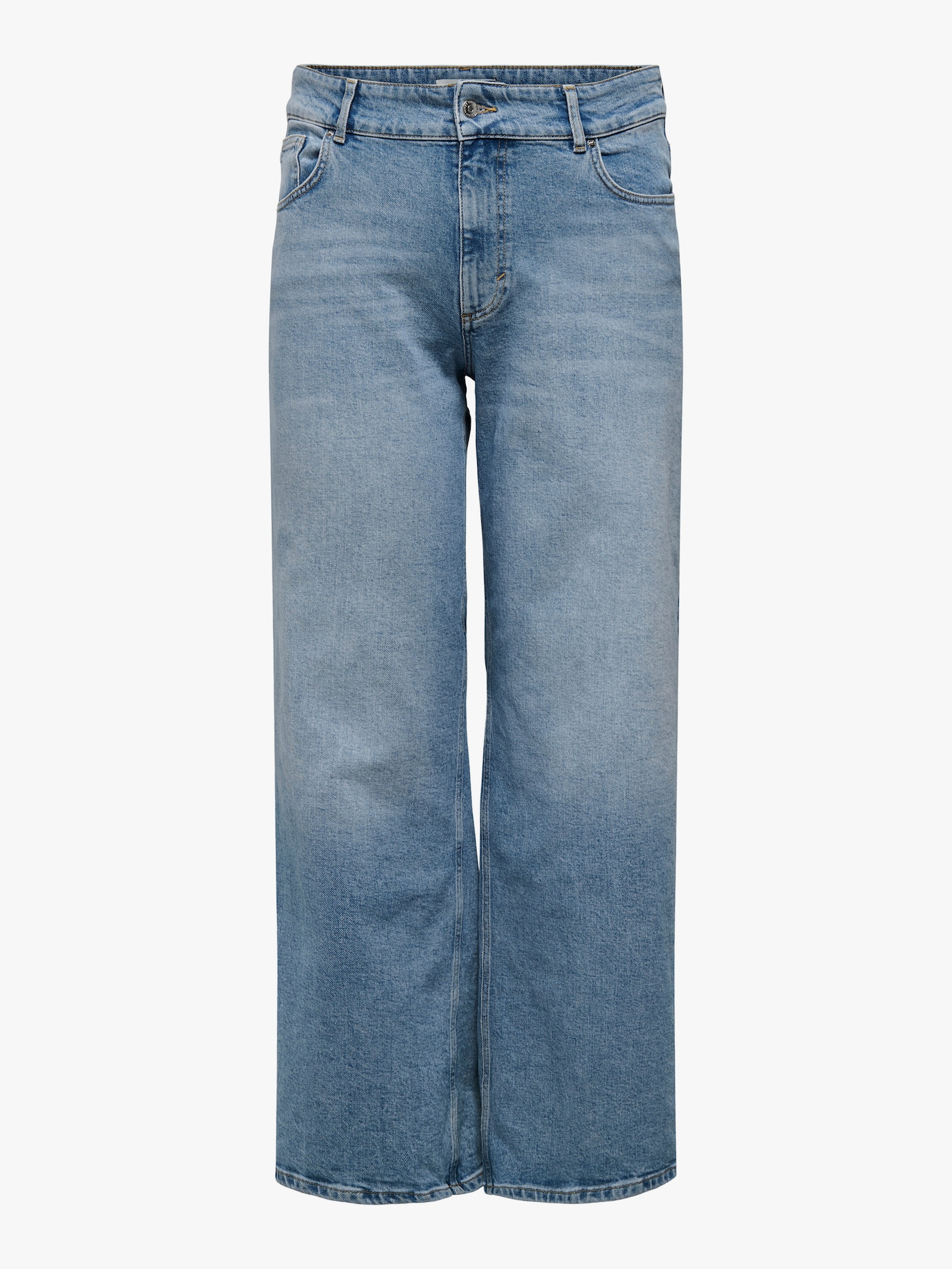 ONLY CARMAKOMA High-waist-Jeans - medium blue denim